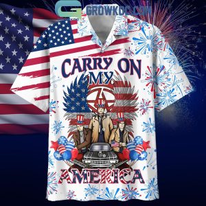 Supernatural Carry On My America Hawaiian Shirt