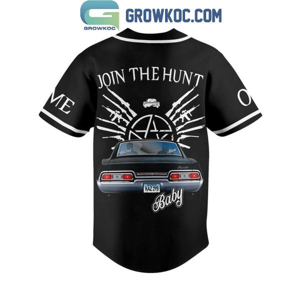 Supernatural Join The Hunt Baby Personalized Baseball Jersey