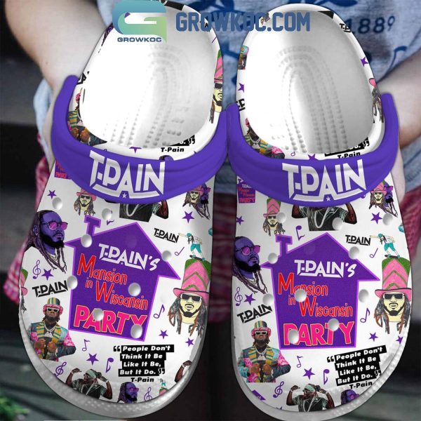 T-Pain Mansion In Wiscansin Party Crocs Clogs