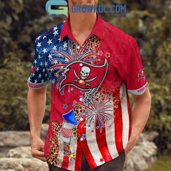 Tampa Bay Buccaneers Patriot Fan Happy 4th Of July Hawaiian Shirts