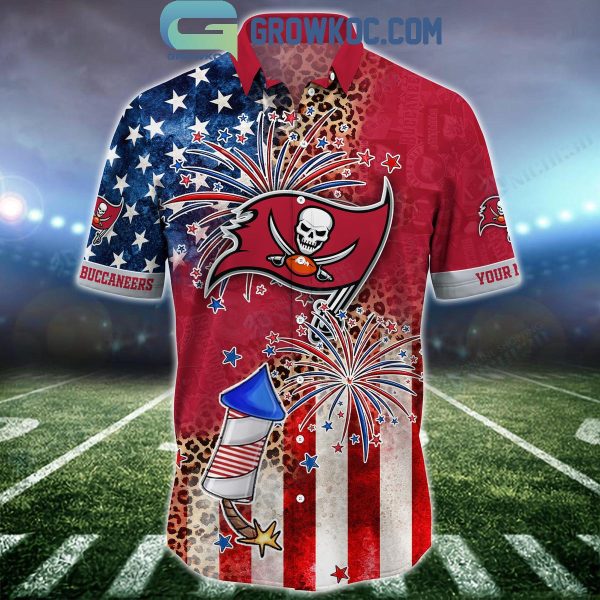Tampa Bay Buccaneers Patriot Fan Happy 4th Of July Hawaiian Shirts
