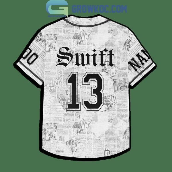 Taylor Swift The Chairman Of The Tortured Poets Department Personalized Baseball Jersey