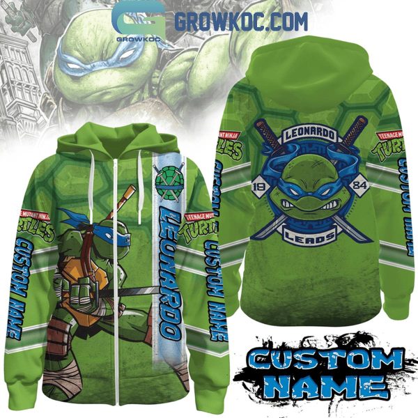 Teenage Mutant Ninja Turtles Leonardo Leads Personalized Hoodie Shirts