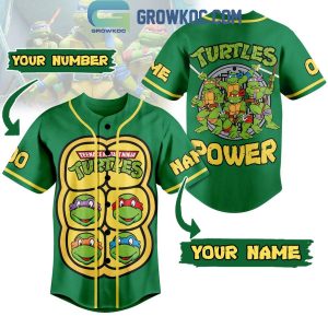 Teenage Mutant Ninja Turtles Power Personalized Baseball Jersey