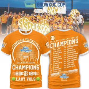 Tennessee Volunteers 2024 SEC Regular Season Champions 2024 Hoodie Shirts