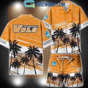 Tennessee Volunteers Coconut Tree Summer Lover Personalized Hawaiian Shirt