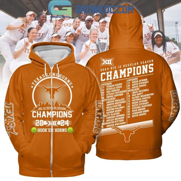 Texas Longhorns Big 12 Regular Season Champions 2024 Hoodie Shirts