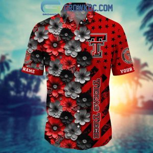 Texas Tech Red Raiders Summer Flower Love Fan Personalized Hawaiian Shirt