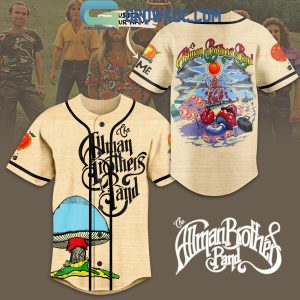 The Allman Brothers Band Midnight Rider Personalized Baseball Jersey