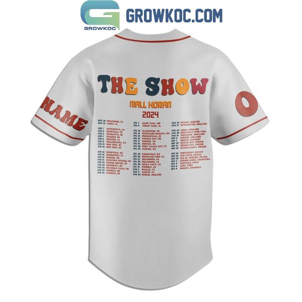 The Show Niall Horan 2024 Lovers Personalized Baseball Jersey
