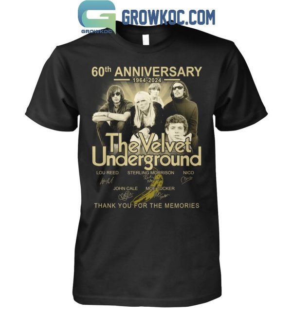 The Velvet Underground 60th Anniversary For The Memories 1964-2024 Fan T-Shirt