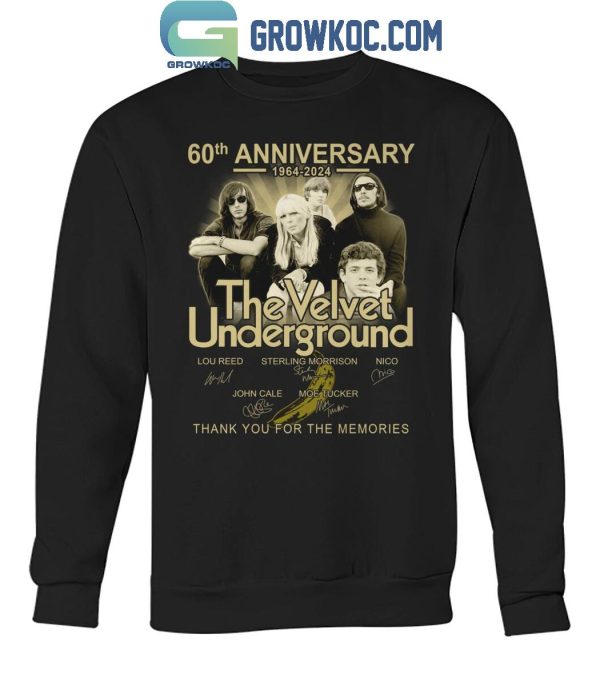 The Velvet Underground 60th Anniversary For The Memories 1964-2024 Fan T-Shirt