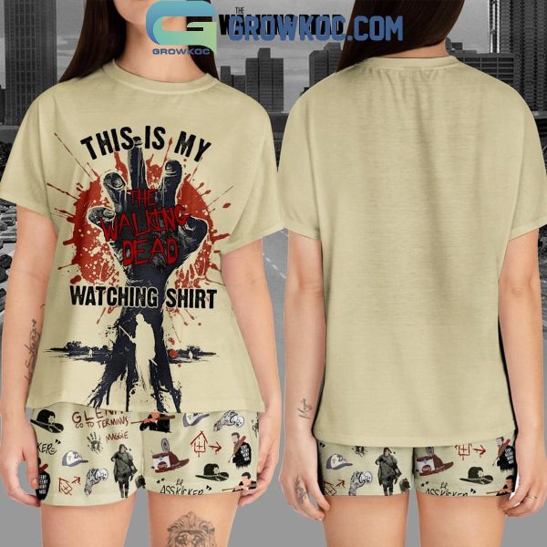 The Walking Dead This Is My Watching Shirt T-Shirt Short Pants