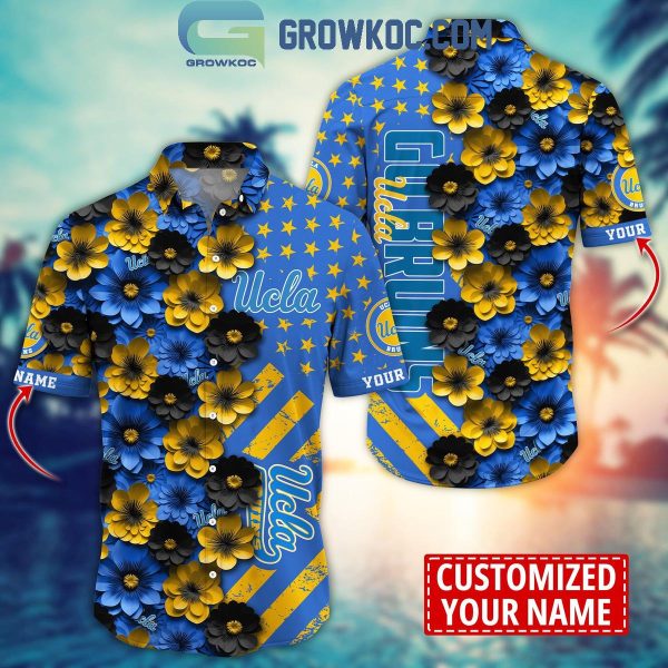 UCLA Bruins Summer Flower Love Fan Personalized Hawaiian Shirt