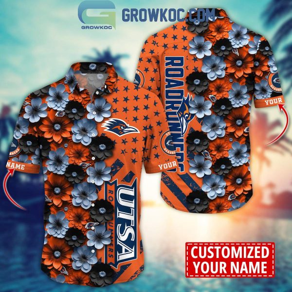 UTSA Roadrunners Summer Flower Love Fan Personalized Hawaiian Shirt