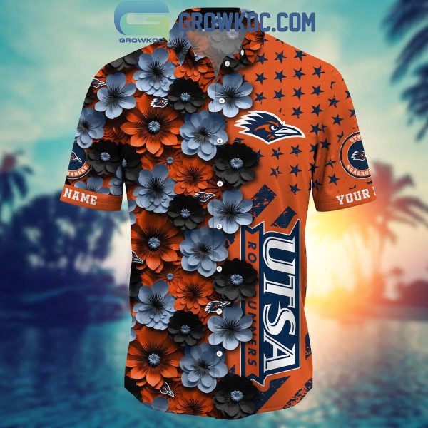 UTSA Roadrunners Summer Flower Love Fan Personalized Hawaiian Shirt