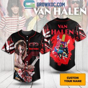 Van Halen Dance The Night Away Personalized Baseball Jersey