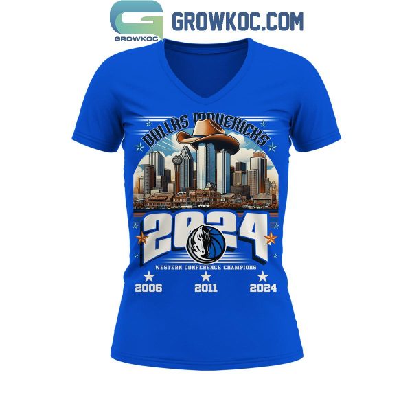 Western Conference Champions 2024 Dallas Mavericks T Shirt