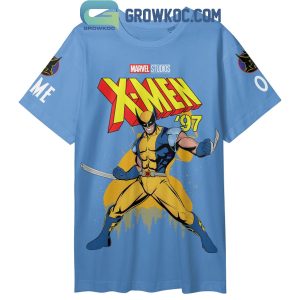X-Men ’97 Marvel Studio Wolverine Personalized Hoodie Shirts Blue Design