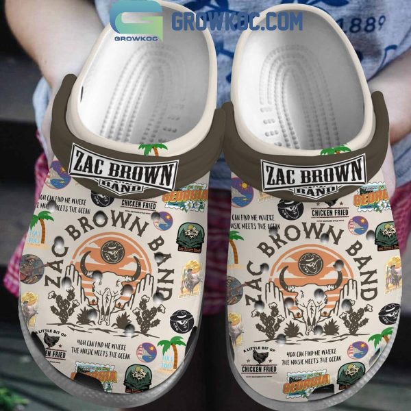 Zac Brown Band Chicken Fried Southern Style Crocs Clogs