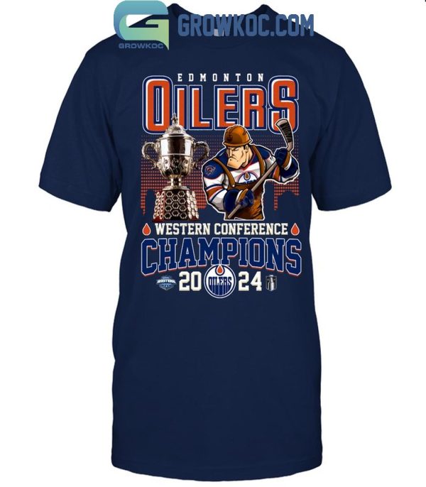 2024 Edmonton Oilers Hockey Western Conference Champions T-Shirt
