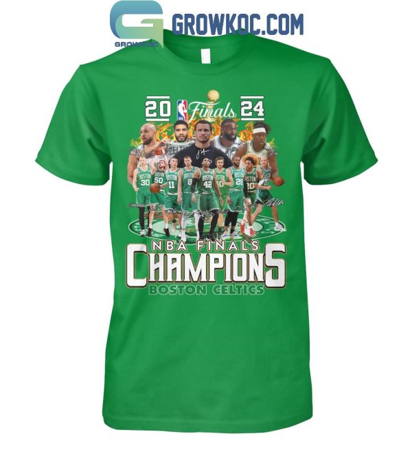 2024 Finals Boston Celtics Became NBA Champions Fan T-Shirt