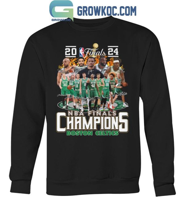 2024 Finals Boston Celtics Became NBA Champions Fan T-Shirt