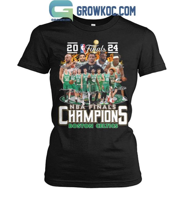 2024 Finals Boston Celtics Became NBA Champions Fan T-Shirt