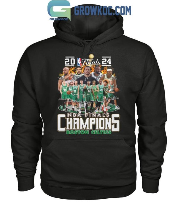 2024 Finals Boston Celtics Became NBA Champions Fan T-Shirt