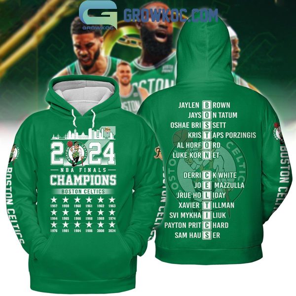 2024 NBA Finals Champions Boston Celtics Hoodie T Shirt