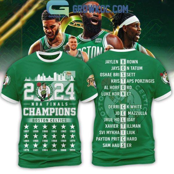 2024 NBA Finals Champions Boston Celtics Hoodie T Shirt