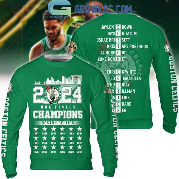 2024 NBA Finals Champions Boston Celtics Hoodie T Shirt