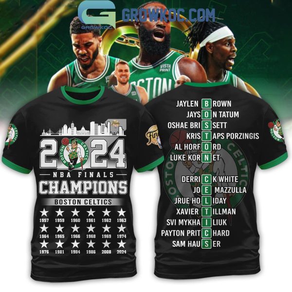 2024 NBA Finals Champions Boston Celtics Hoodie T Shirt