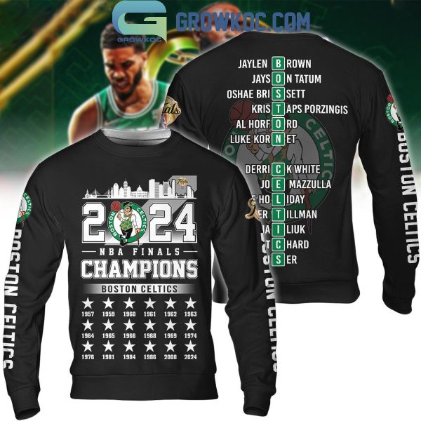 2024 NBA Finals Champions Boston Celtics Hoodie T Shirt