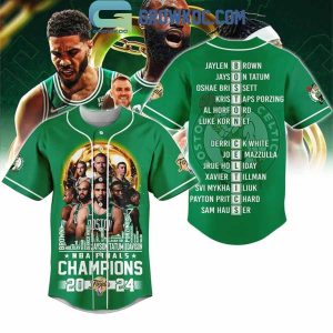 2024 NBA Finals ChampionsBoston Celtics Best Team Personalized Baseball Jersey
