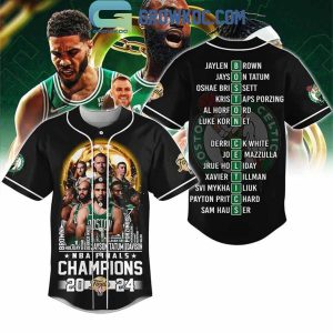 2024 NBA Finals ChampionsBoston Celtics Best Team Personalized Baseball Jersey