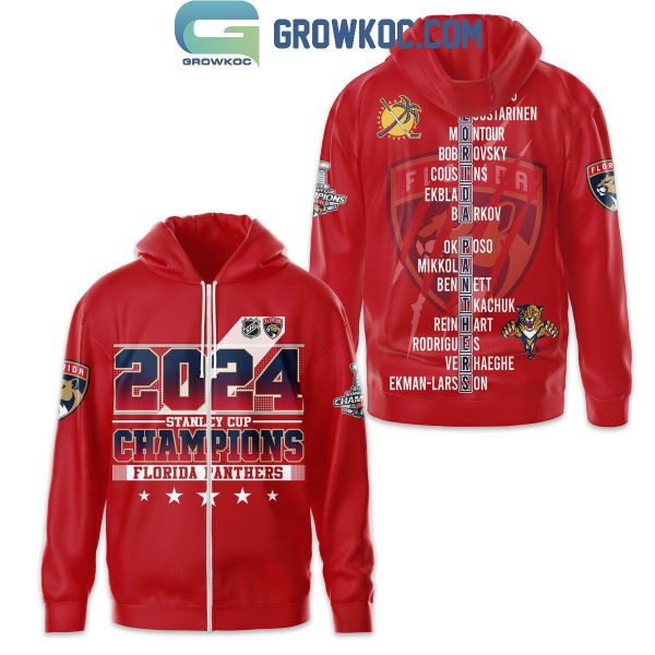 2024 Stanley Cup Champions Florida Panthers Go Cats Go Hoodie T Shirt