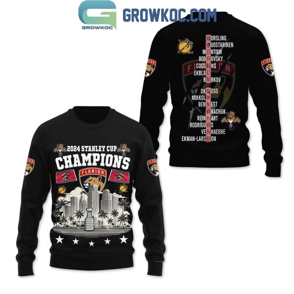 2024 Stanley Cup Champions Go Cats Go Florida Panthers Hoodie T Shirt