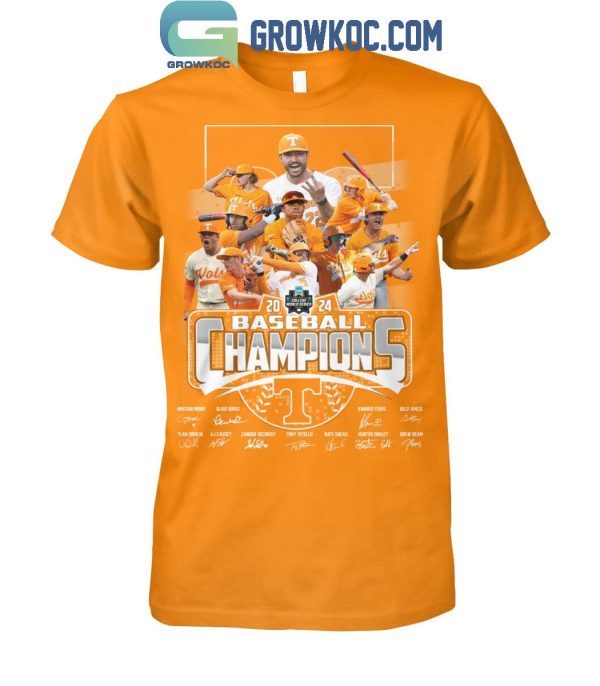 2024 Tennessee Volunteers Baseball World Series Champions 2024 T-Shirt
