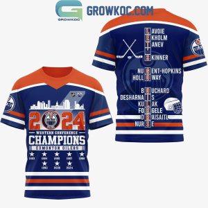 2024 Western Conference Champions Edmonton Oilers Hoodie T Shirt