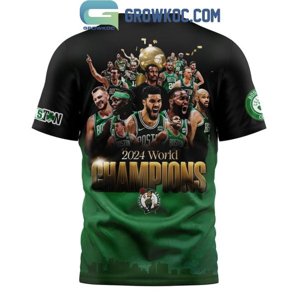 2024 World Champions Basketball Boston Celtics Fan Hoodie Shirts