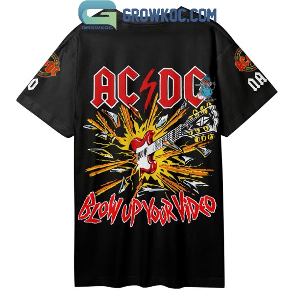 ACDC Blow Up Your Video Personalized Hoodie Shirts