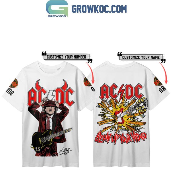 ACDC Blow Up Your Video Personalized Hoodie Shirts