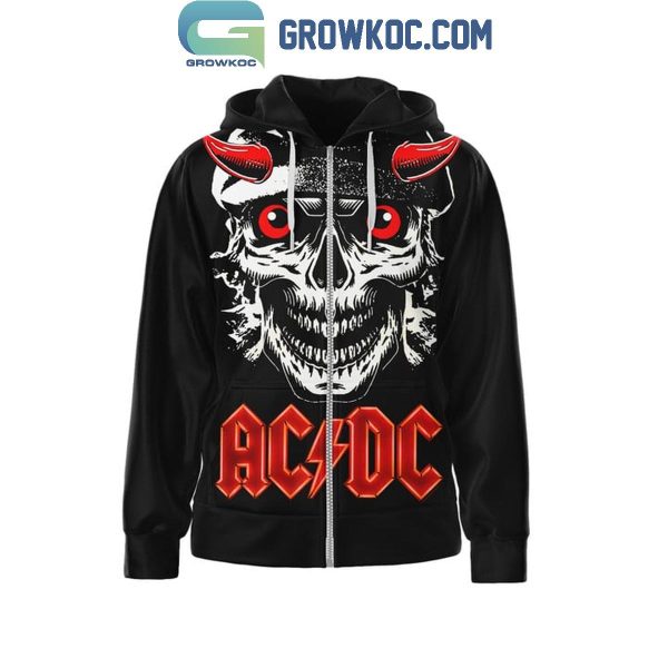 ACDC Hell’s Bells Satan’s Comin’ To You Hoodie Shirts