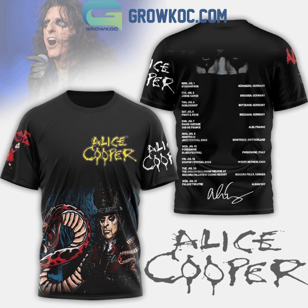 Alice Cooper 2024 World Tour Fan Hoodie Shirts
