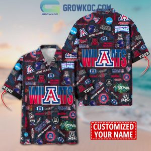 Arizona Wildcats Solgan Bear Down True Fan Spirit Personalized Hawaiian Shirts