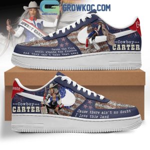 Beyonce Cowboy Carter I Love This Land Fan Air Force 1 Shoes