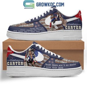 Beyonce Cowboy Carter I Love This Land Fan Air Force 1 Shoes