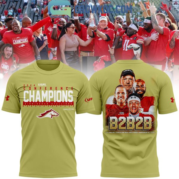 Birmingham Stallions 2024 USFL Conference Champions Challenge Hoodie Shirts