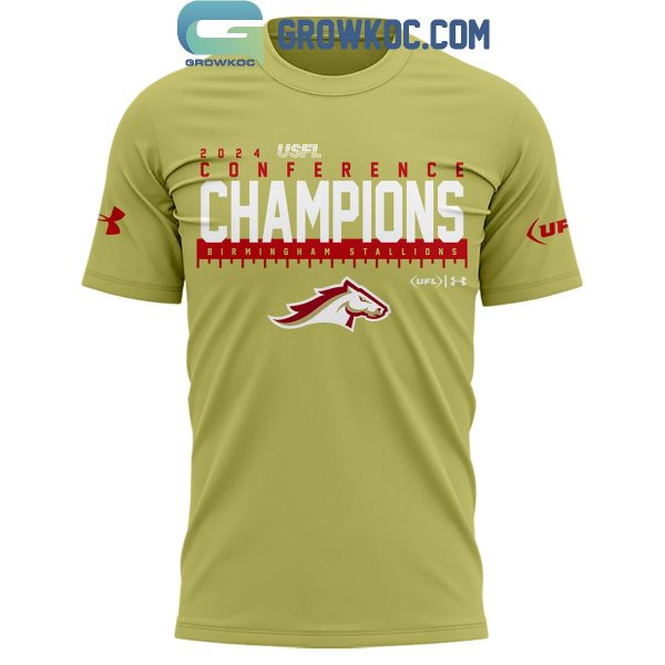 Birmingham Stallions 2024 USFL Conference Champions Challenge Hoodie Shirts